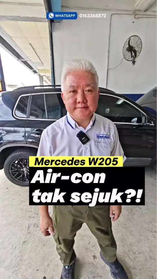 Mercedes W205 masih tidak sejuk selepas tambah gas: periksa cooling coil