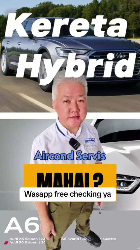 Maintaining the electric air-conditioning compressor in an Audi A6 Hybrid