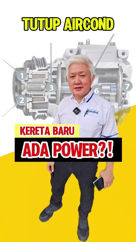 Bingkai video asal Sifu White: Kereta hilang kuasa apabila air-cond dipasang: apa perlu diperiksa?