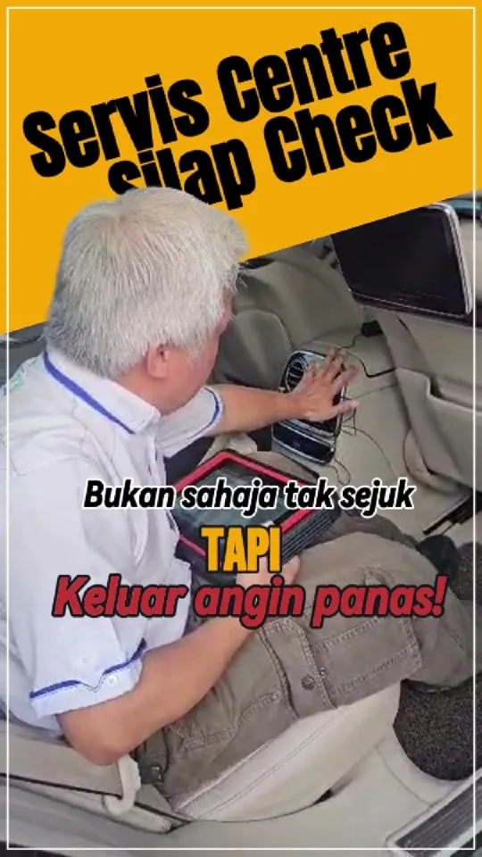 Bingkai video asal Sifu White: Mercedes S400 Hybrid: mencari punca angin belakang panas