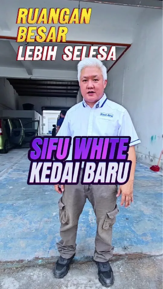 Original Sifu White video frame: Kool Aire workshop expansion and planned customer waiting room