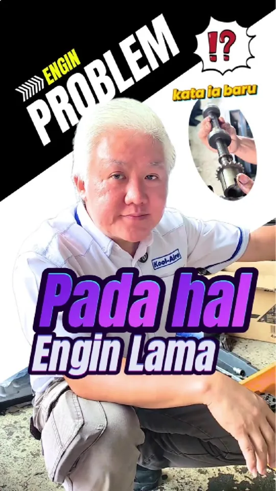 Sifu White 原始影片画面:自行从中国购买发动机后发现压力部件磨损的风险