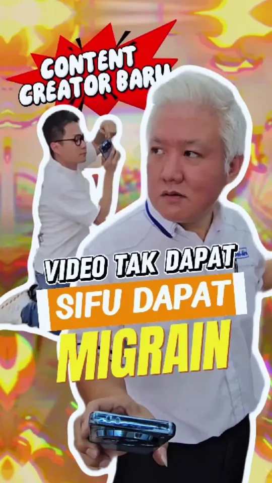 Bingkai video asal Sifu White: Gelagat pencipta kandungan baharu ketika merakam Sifu White