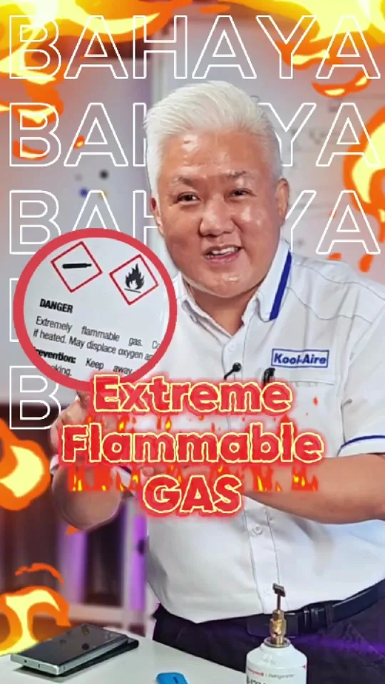 Sifu White 原始影片画面:R-1234yf 可燃性:为什么不应模仿点燃冷媒的演示