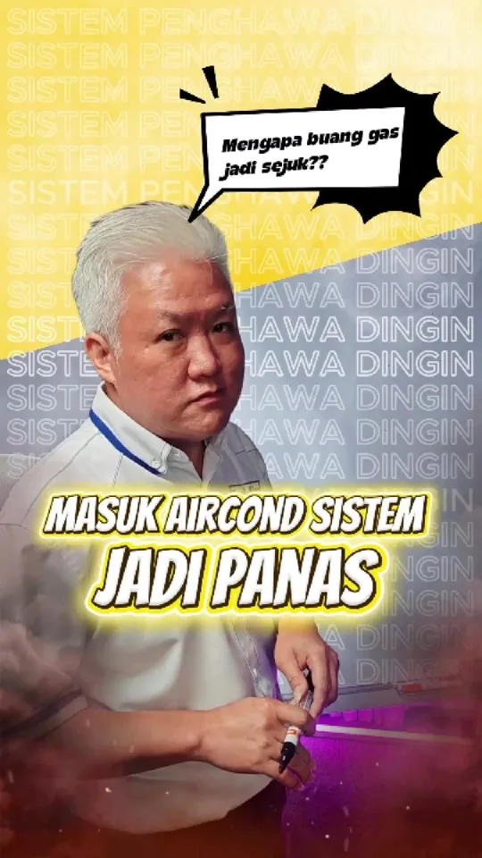 Bagaimana gas, minyak dan haba bergerak dalam sistem air-cond