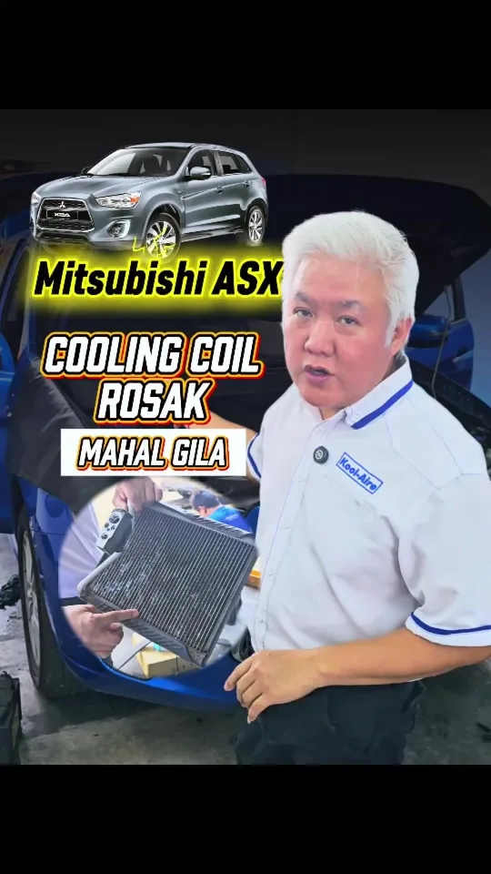 Mitsubishi ASX: cooling coil bocor, sensor dan span air box