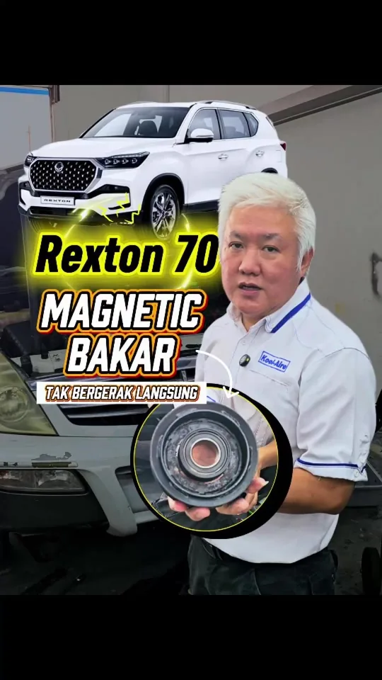 SsangYong Rexton 2.7: magnetic clutch tersekat, bukan semestinya compressor