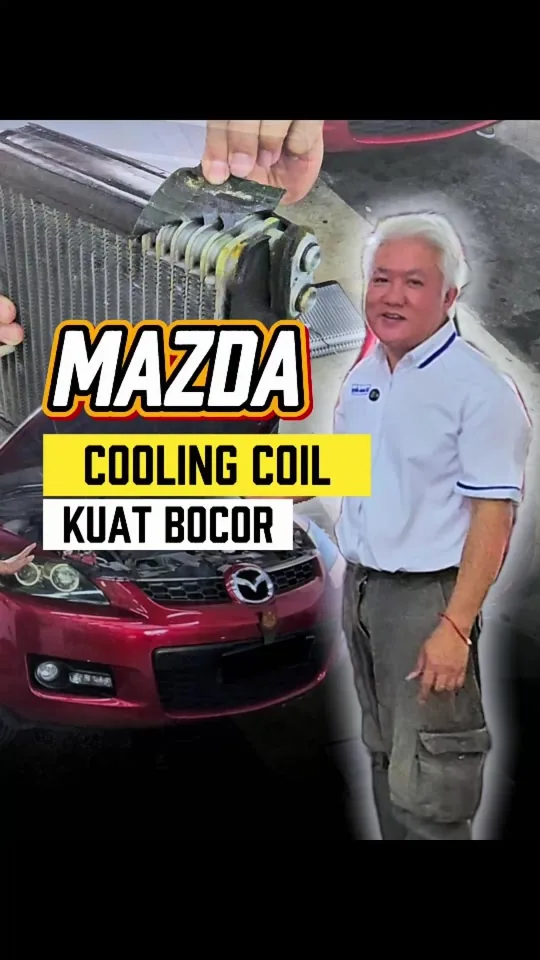 Mazda from Kelantan repaired in stages for leaks, cooling coil and temperature-sensor faults
