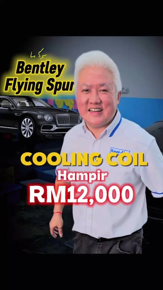 Bentley Flying Spur cooling-coil leak, stuck flap motors and parts-cost choices