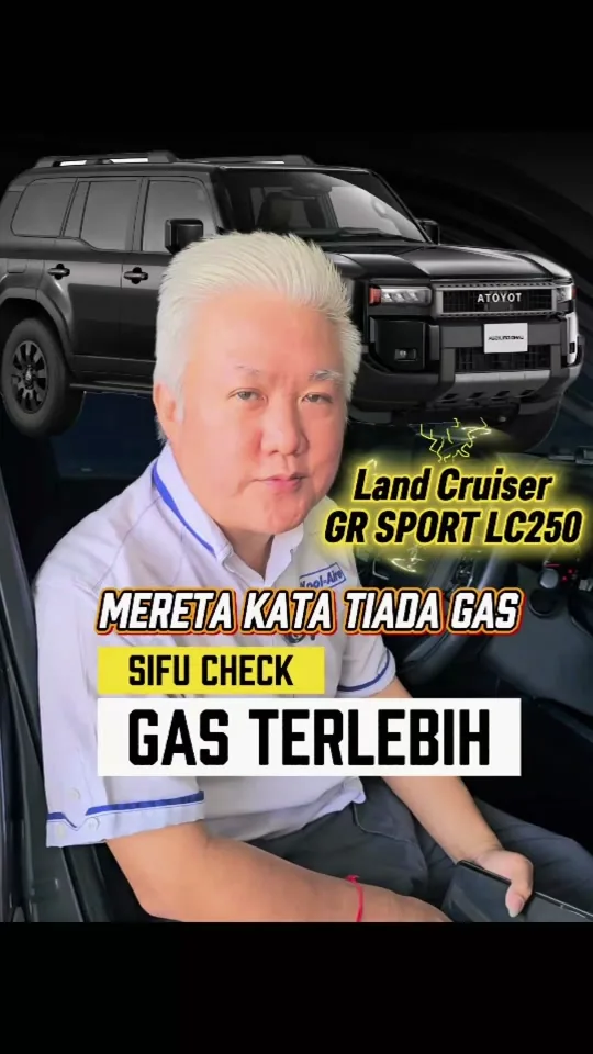 Toyota Land Cruiser LC250 kurang sejuk: gas diisi berlebihan