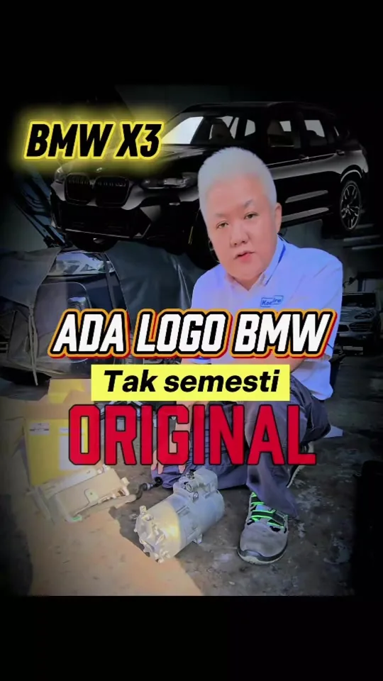 BMW X3 market parts may not be genuine even when carrying a brand logo
