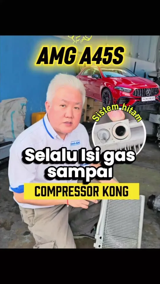 Mercedes-AMG A45 S: condenser bocor dan compressor disyaki kekurangan minyak